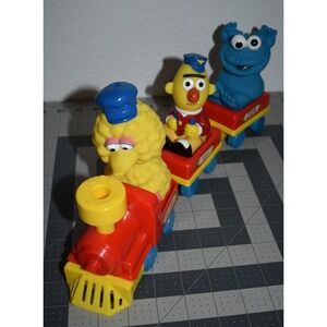 Tyco Sesame Street Train Big Bird Bert Cookie Monster VINTAGE Preschool
